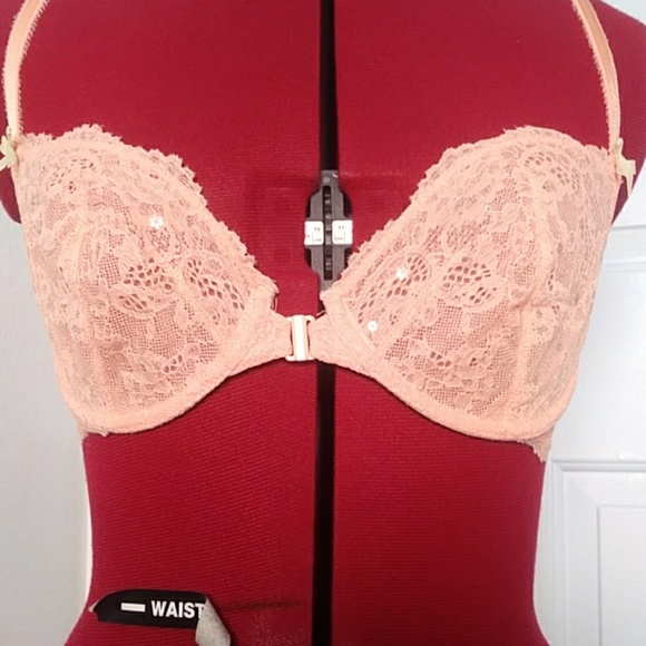 Orange sequin victoria secret bra. - Picture 1 of 5